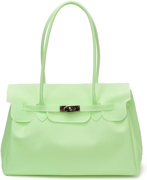 Jelly Charm Tote ✨ Kawaii Y2K Shoulder Bag ✨ Cute Summer Handbag