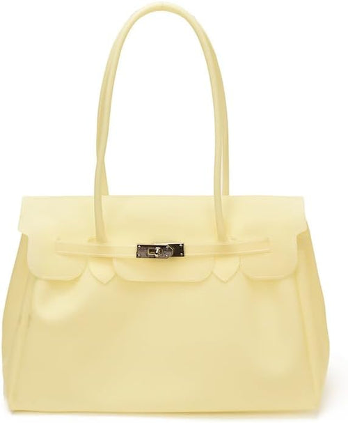 Jelly Charm Tote ✨ Kawaii Y2K Shoulder Bag ✨ Cute Summer Handbag