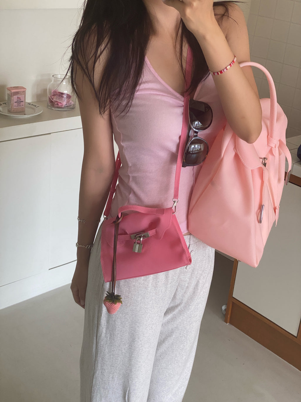 [OMJ] Jelly Mini Bag Y2K – Glossy Everyday Crossbody