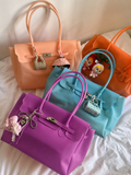 Jelly Charm Tote ✨ Kawaii Y2K Shoulder Bag ✨ Cute Summer Handbag