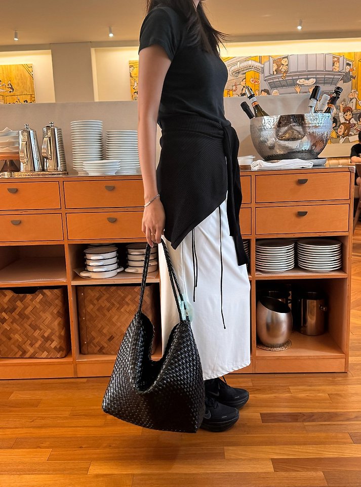 Handmade Woven Hobo Bag