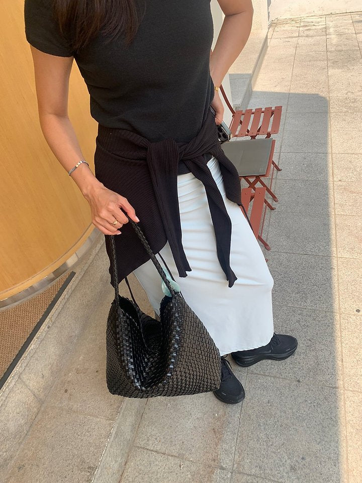 Handmade Woven Hobo Bag