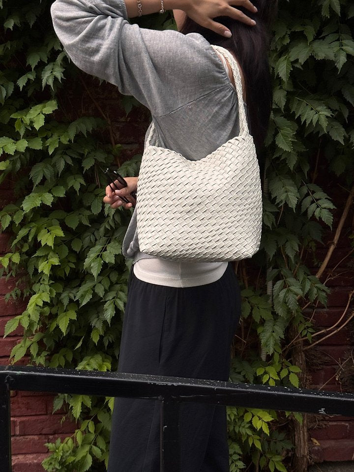 Handmade Woven Hobo Bag