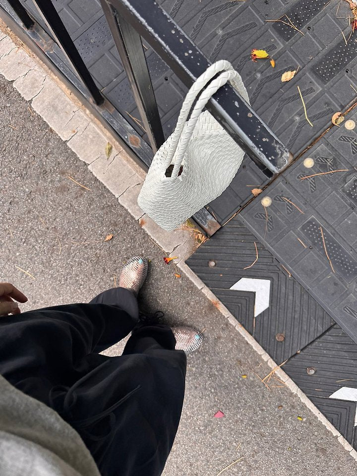 Handmade Woven Hobo Bag