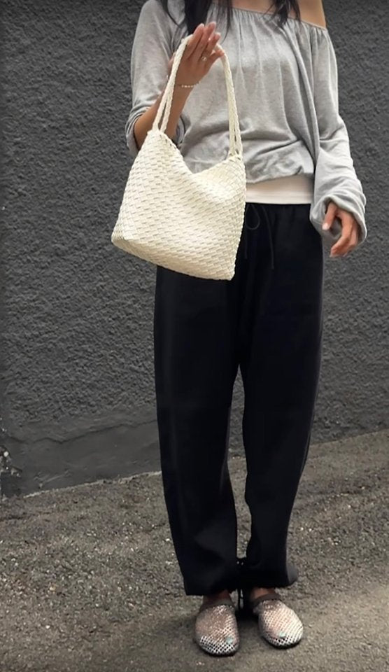 Handmade Woven Hobo Bag