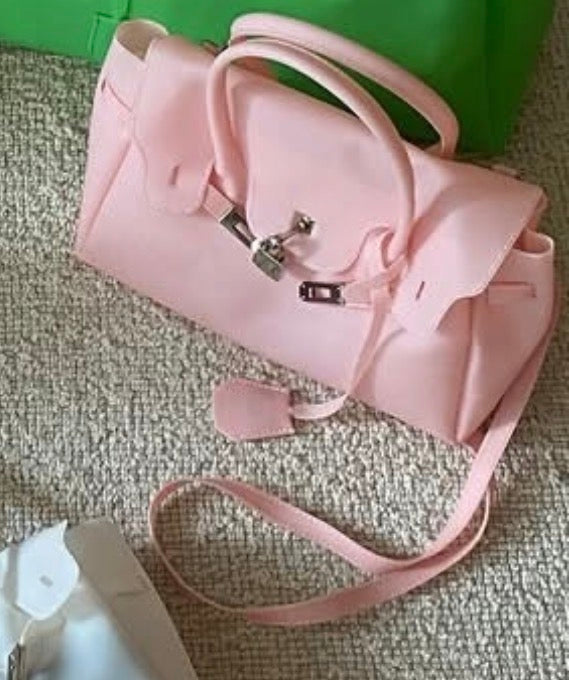 Jelly Buckle Shoulder Bag ✨ Y2K Clear Girl Tote ✨ Glossy Summer Handbag