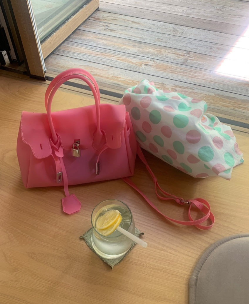 [OMJ] Jelly Mini Bag Y2K – Glossy Everyday Crossbody
