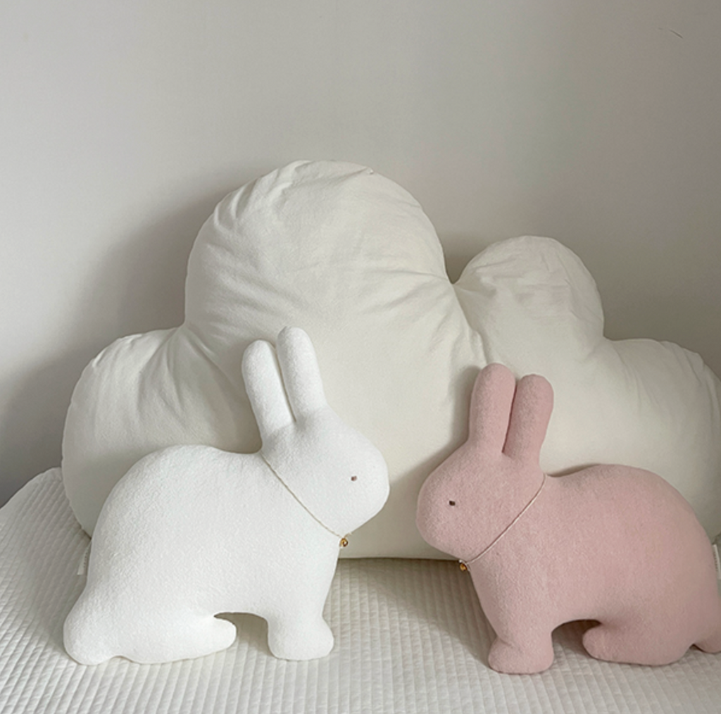 Cozy Plush Bunny Pillow