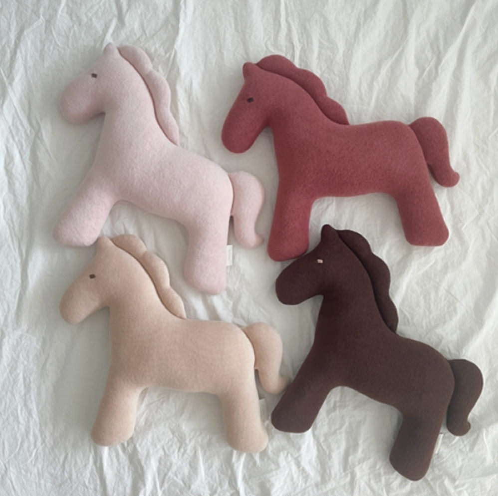 Soft Plush Horse Pillow | Cozy Decorative Cushion for Nursery, Sofa & Bed