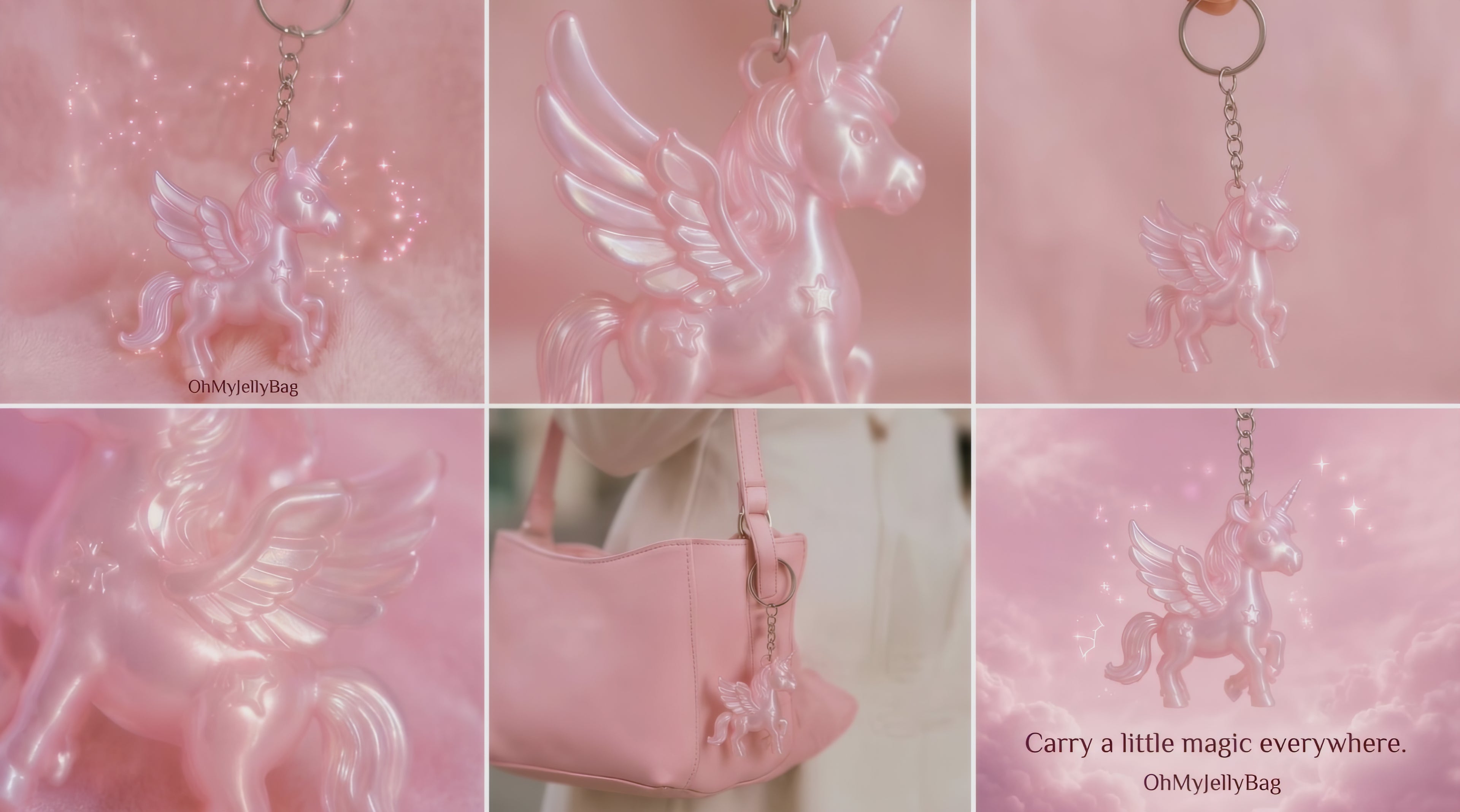 Unicorn Bag Charm