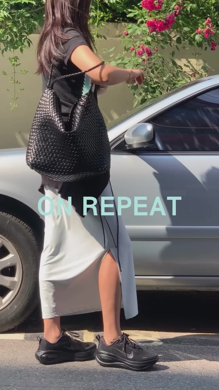 Handmade Woven Hobo Bag